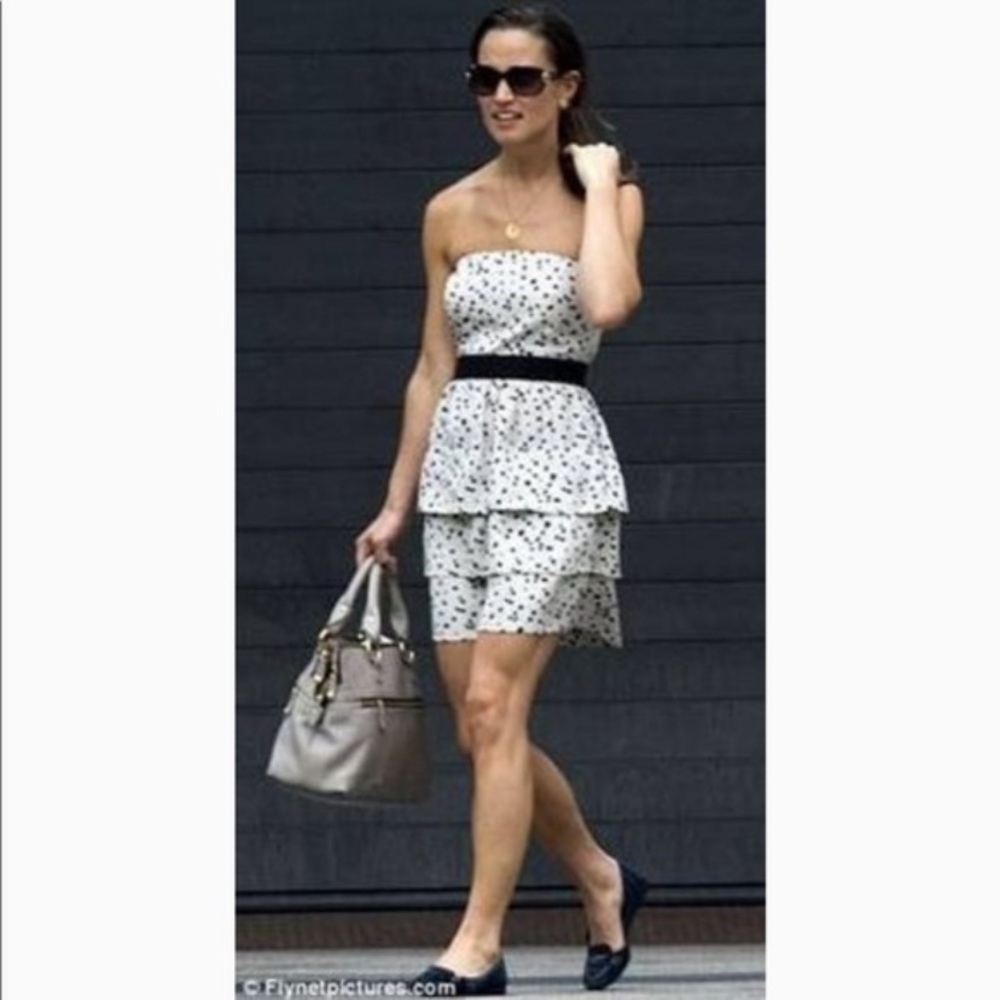 Theory Idalia Strapless Silk Dress